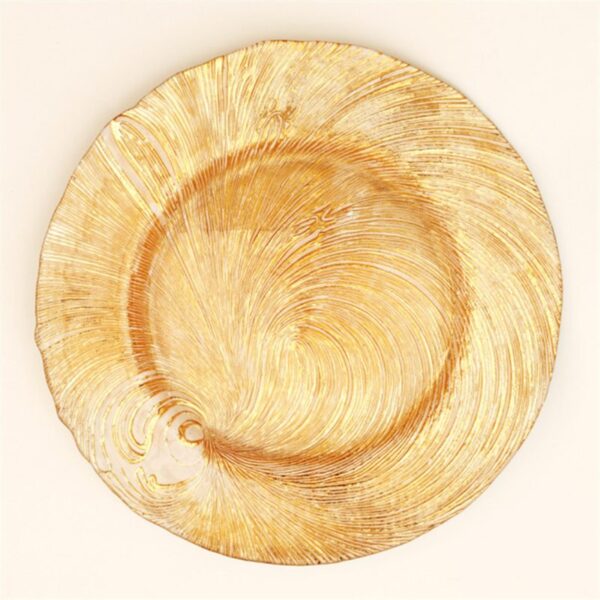Wholesale glass charger plate PZ-027 product photo